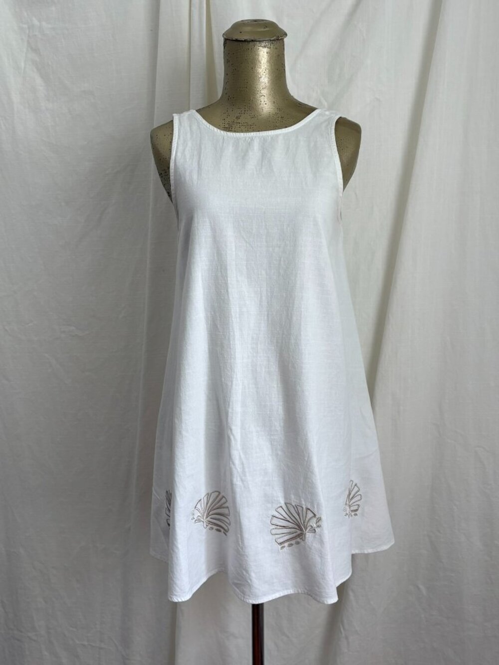 MINKPINK White Cotton Mini Dress Embroidered XS Summer Resort Beach Bridal